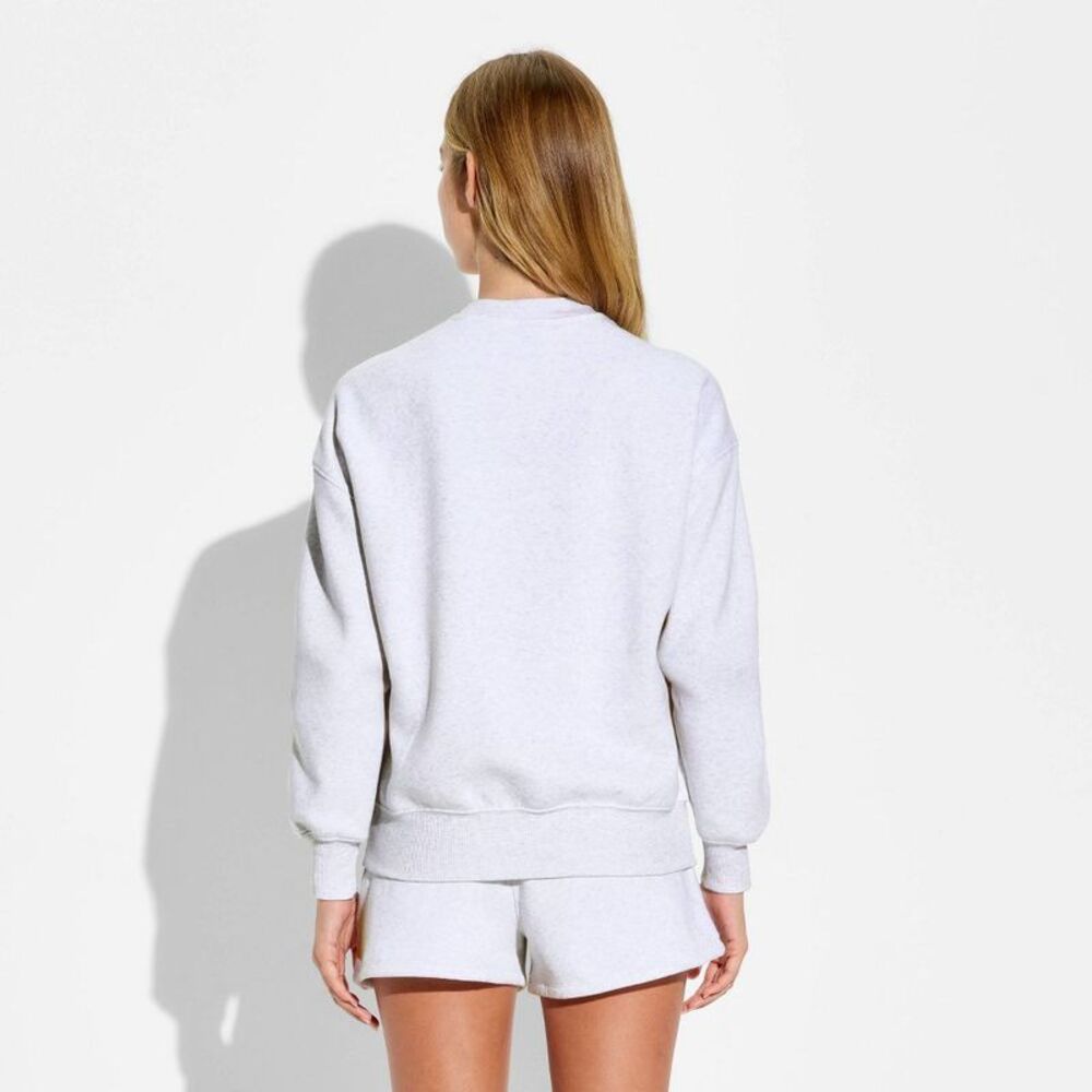 Wild Fable - Women's Oversized Pullover Sweatshirt - Wild Fable Gray - Picture 3 of 3